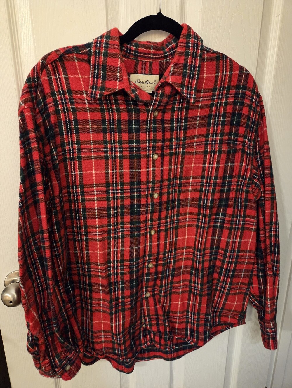 Vintage Eddie Bauer 90s Thick Cotton Flannel